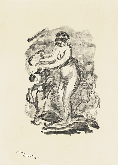 Appraisal: PIERRE-AUGUSTE RENOIR Femme au Cep de Vigne Variante Lithograph x