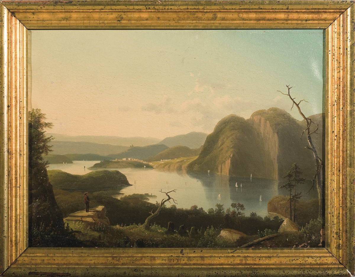 Appraisal: VIEW OF WEST POINT FROM FORT PUTNAM ON THE HUDSON