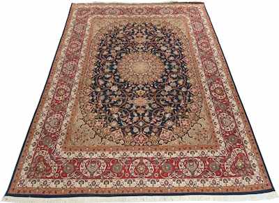 Appraisal: An Estate Indian Naiene Room Size Carpet Apprx '- x