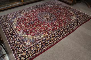 Appraisal: Persian Mashad carpet Persian Mashad carpet ' x '