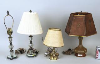 Appraisal: Group Decorative Table Lamps Group of decorative table lamps comprising