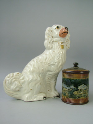 Appraisal: A Royal Doulton stoneware tobacco jar and cover with applied