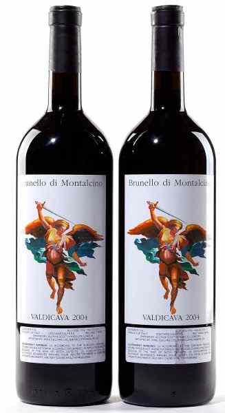 Appraisal: Brunello di MontalcinoValdicava magnum bottles into neck''The Brunello di Montalcino