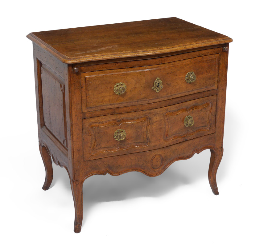 Appraisal: DON RUSEAU DRAWER NIGHT STAND OR END TABLE Walnut stand