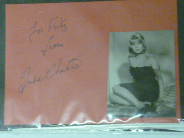 Appraisal: Autographs of Julie Christie Lesley Anne Down Nicola Pagett Lucy