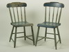 Appraisal: SIDE CHAIRS - Circa set of six country side chairs