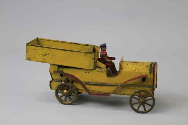 Appraisal: DAYTON FRICTION DUMP TRUCK C pressed steel painted in yellow