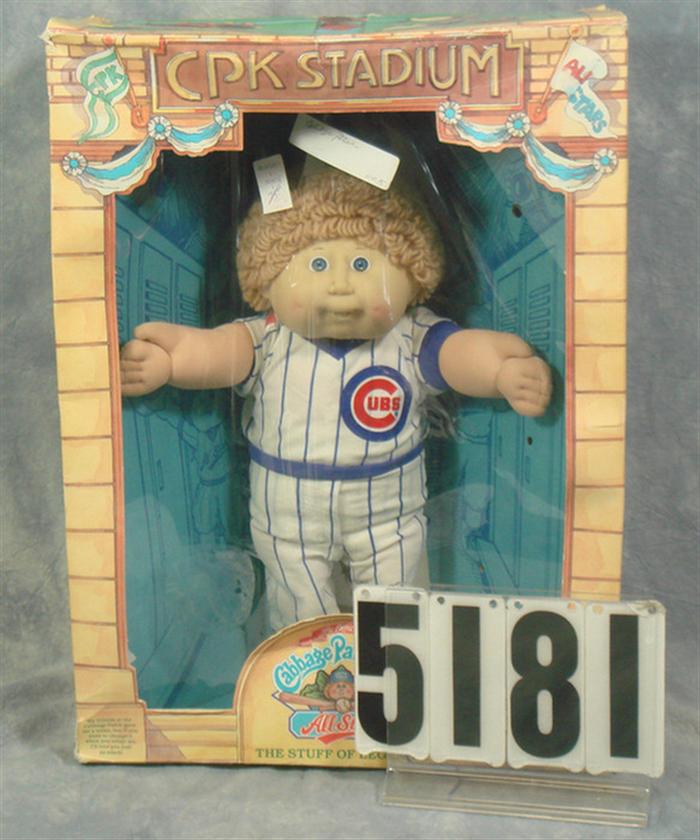 Appraisal: Cabbage Patch Kids Cubs Baseball boy doll Mint in original