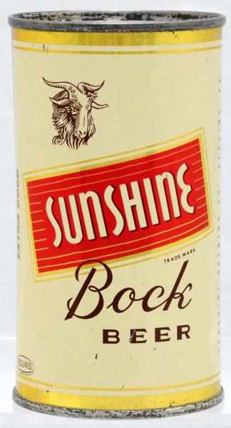 Appraisal: Sunshine Bock Beer Flat Top Beer Can - Very clean