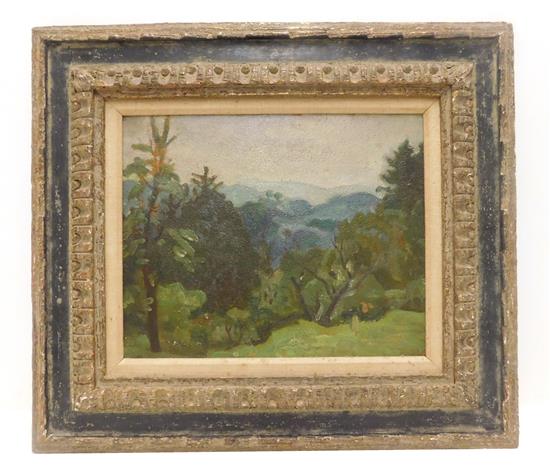 Appraisal: Attributed to George Davidson Polish-American - oil on artist board