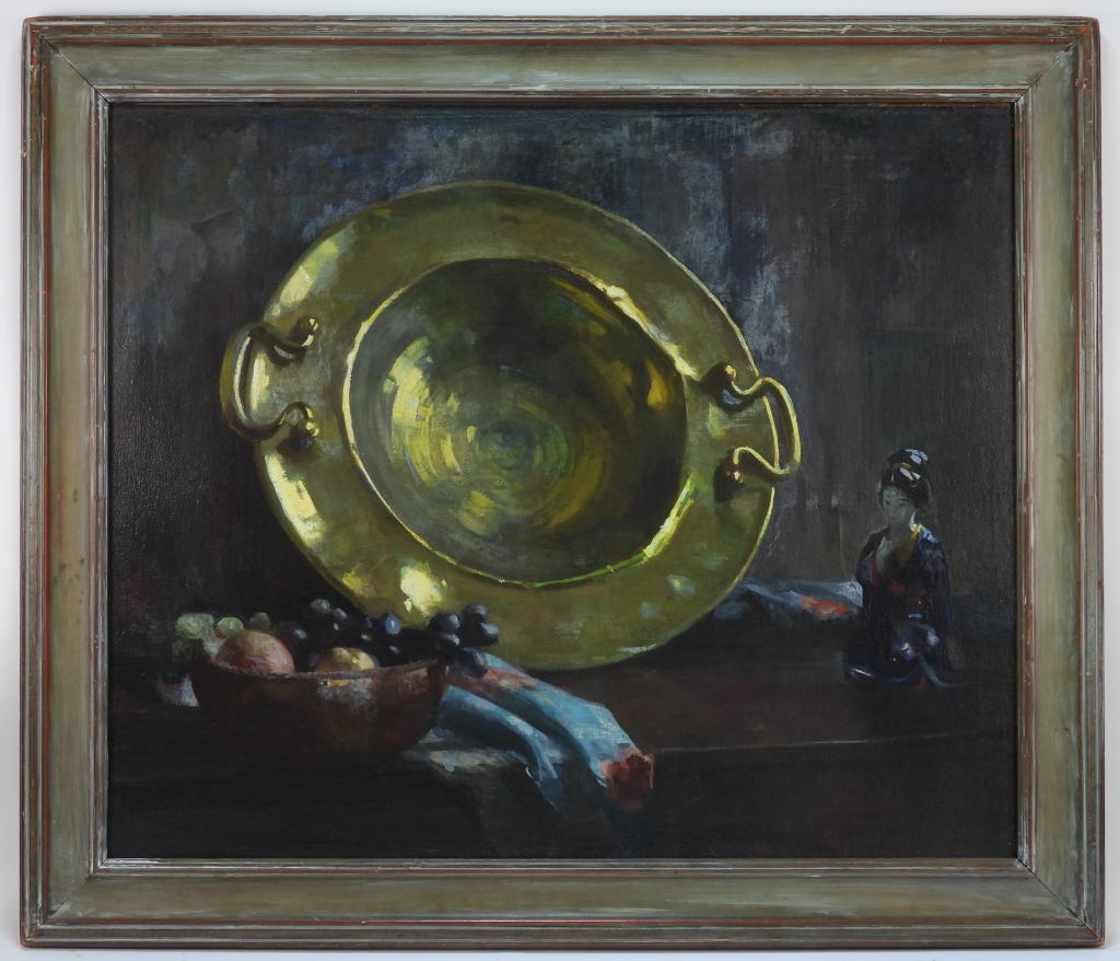 Appraisal: MARGUERITE PEARSON ORIENTALIST STILL LIFE PAINTING Massachusetts - Depicts a