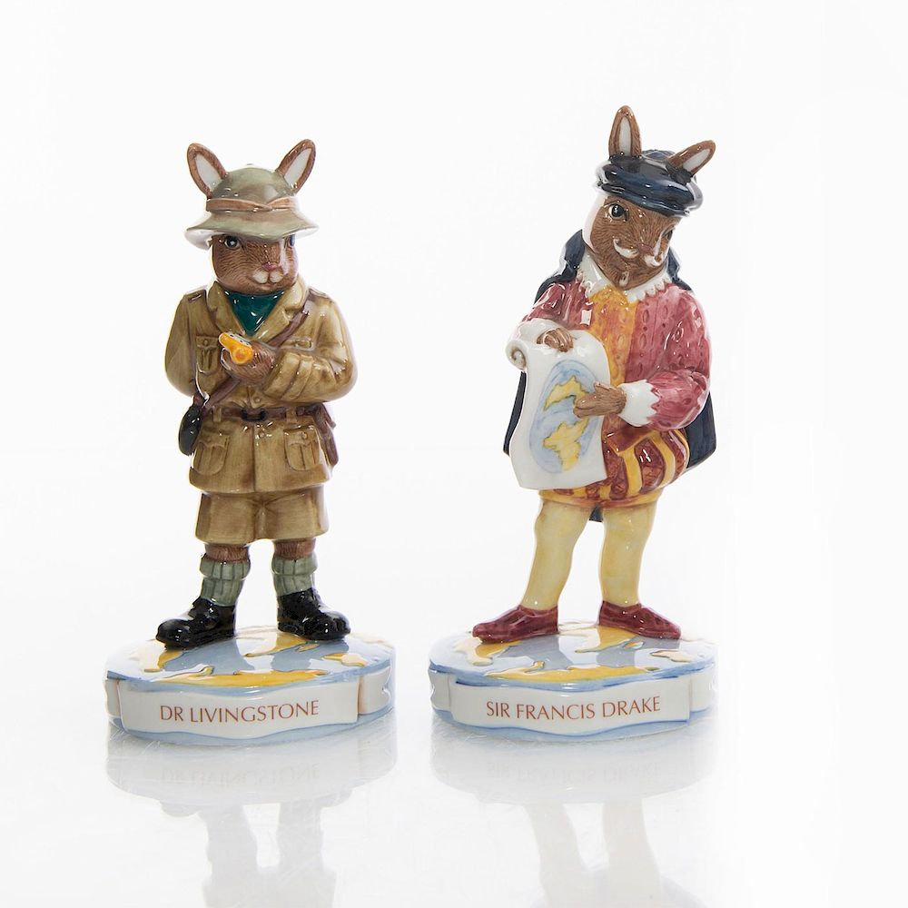 Appraisal: ROYAL DOULTON BUNNYKINS DRAKE LIVINGSTONE Explorers Series DB DB Limited