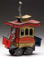 Appraisal: NIFTY TOONERVILLE TROLLEY Toy copy-written in by Fontaine Fox One