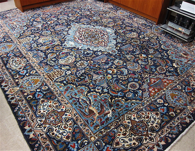 Appraisal: PERSIAN KHORASSAN CARPET Khorassan Province northeastern Iran hand knotted in