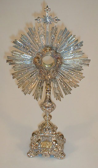 Appraisal: A silver plated and parcel gilt alter piece with cross