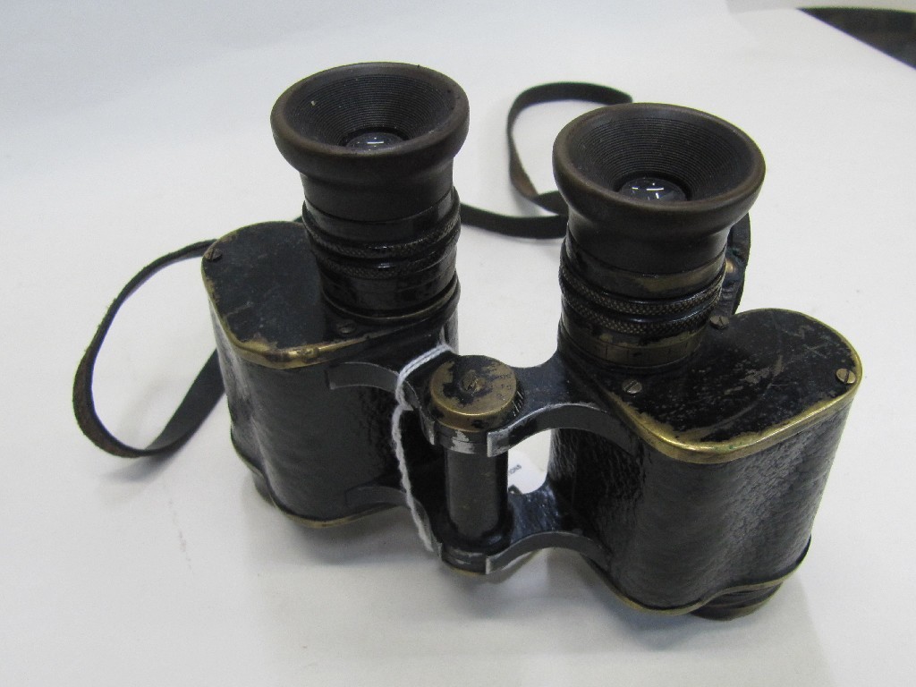 Appraisal: Pair of military issue Prismatic binoculars in case