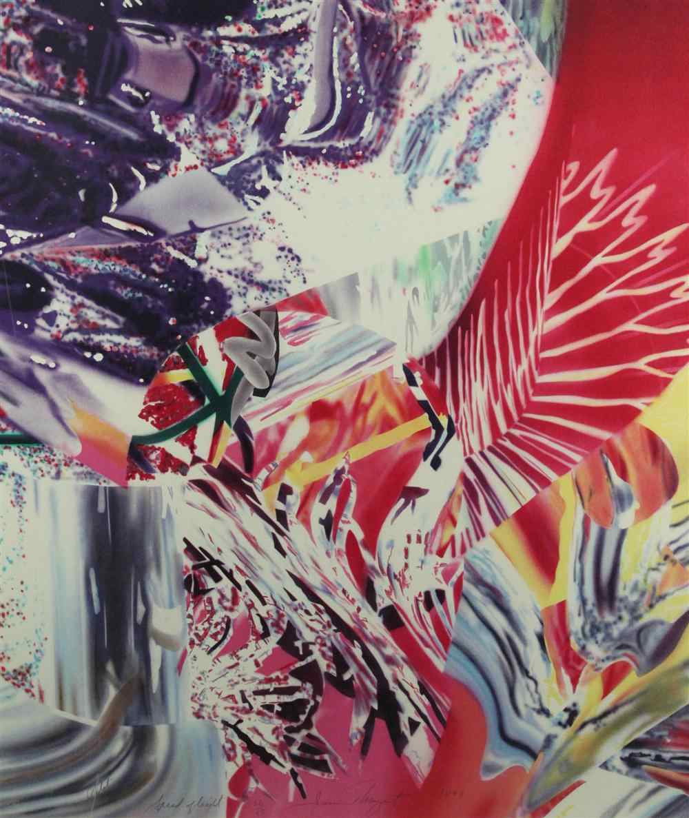 Appraisal: JAMES ROSENQUIST AMERICAN - PILOT - SPEED OF LIGHT Color