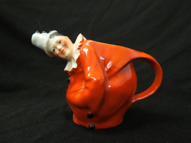 Appraisal: Royal Bayreuth Red Clown Figural Creamer excellent