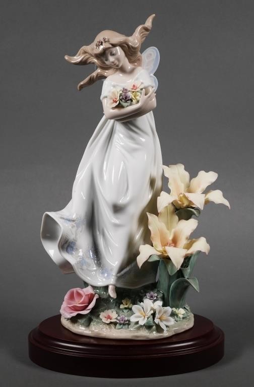 Appraisal: Retired Lladro Mystical Garden Limited Edition Porcelain figurine is signed