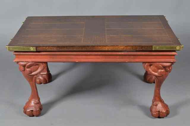 Appraisal: A Hart Associates Plank Top TableWith English style painted base