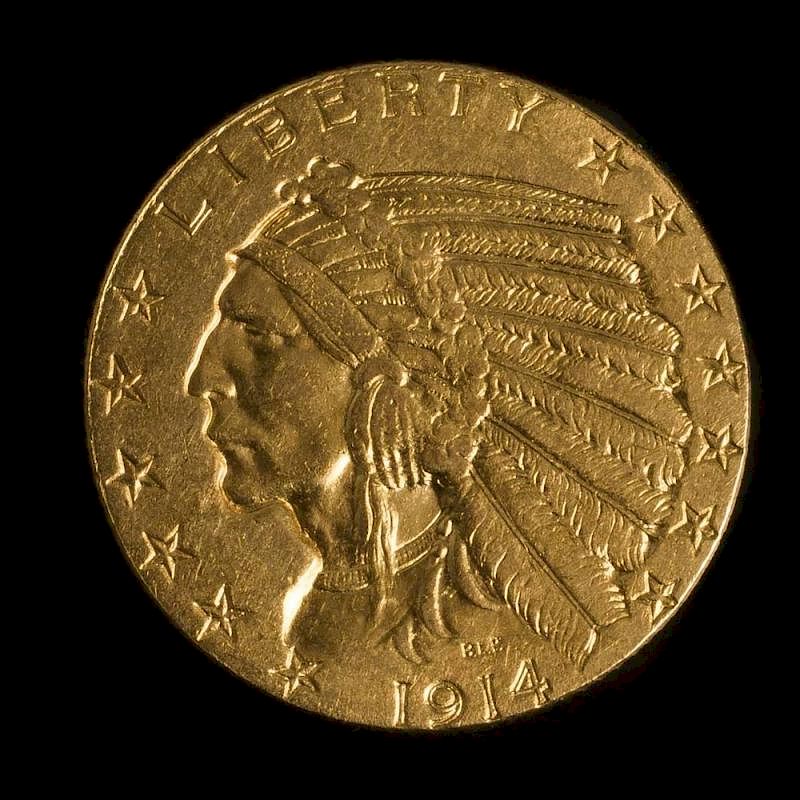 Appraisal: U S Half Eagle Denver Mint Indian Head U S