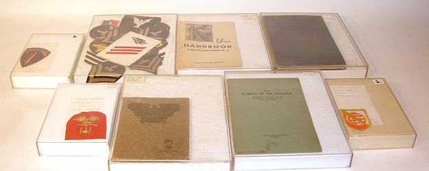 Appraisal: Lot consisting of US patches and military pamphlets