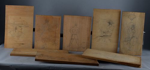 Appraisal: ROY KASTEN GROUP OF DRAWINGSa group of drawings by artist