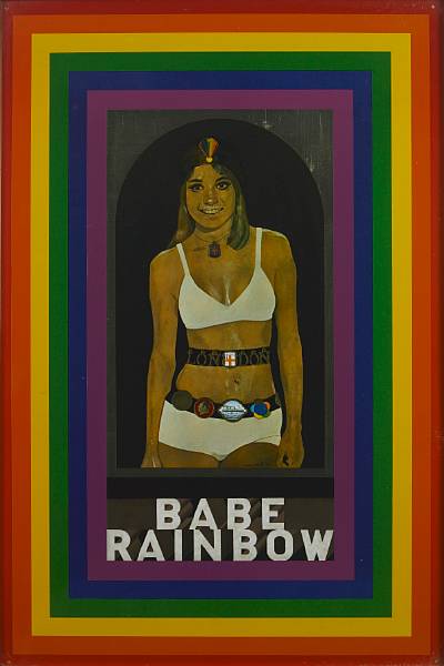 Appraisal: Sir Peter Blake British born Babe Rainbow Screenprint in colors