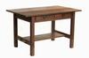 Appraisal: LIBRARY TABLE - Gustav Stickley two drawer oak library table