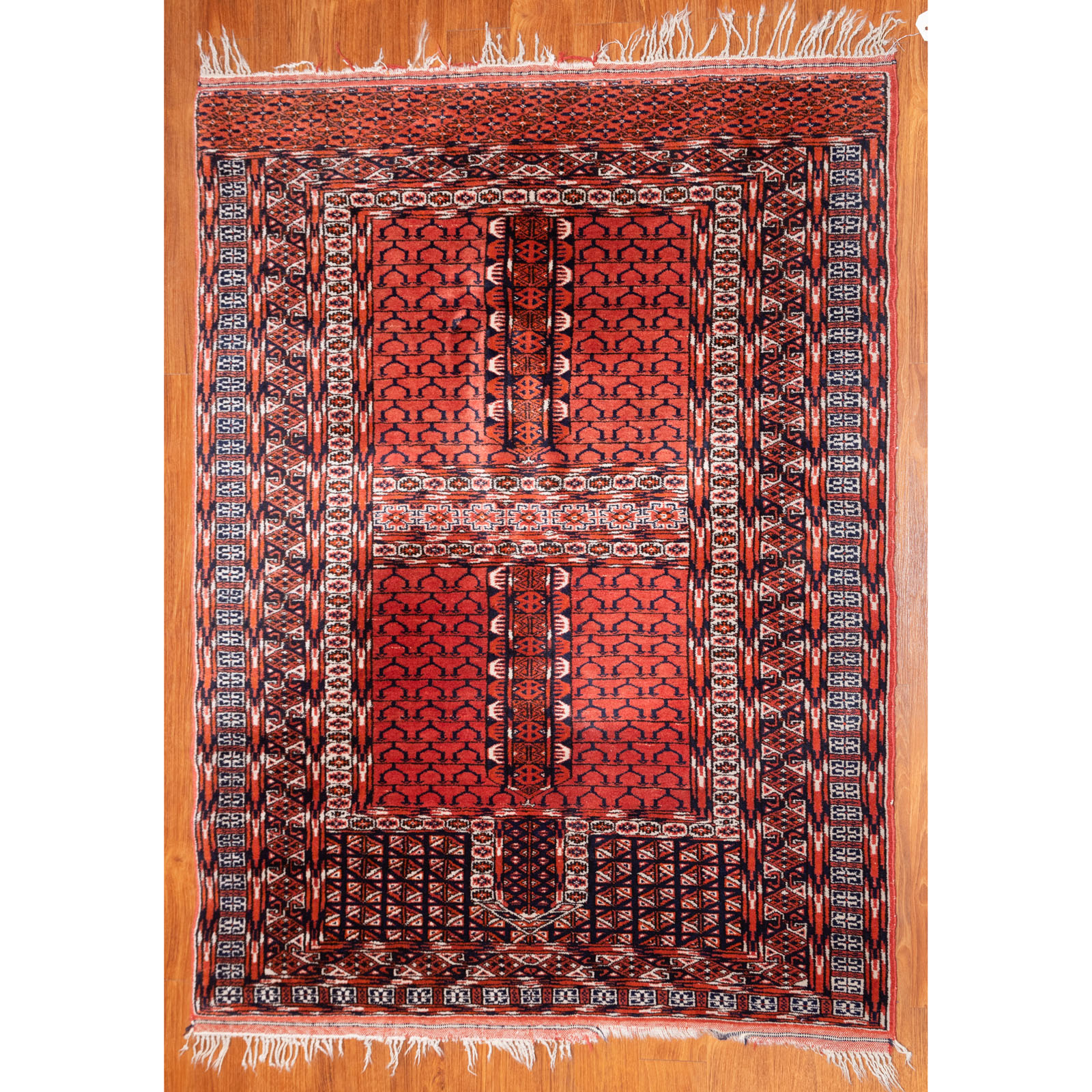 Appraisal: BOKHARA RUG PAKISTAN X Fourth quarter- th century wool pile