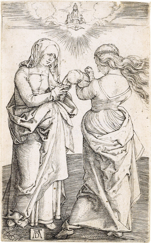 Appraisal: ALBRECHT D RER Virgin with the Infant Christ and St