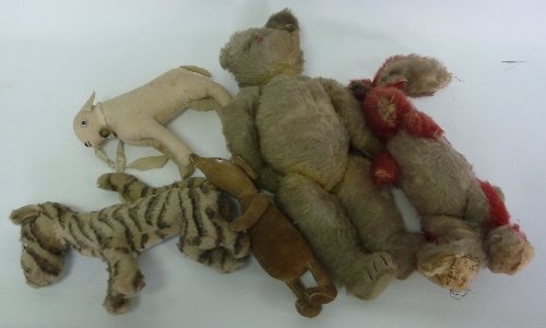 Appraisal: A quantity of soft toys including Tigger and Piglet