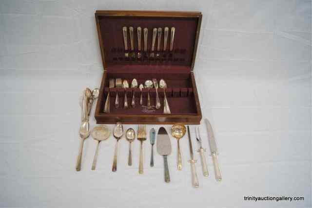 Appraisal: Prestige Plate ''Bordeaux'' Flatware Set CaseThis is for a Prestige