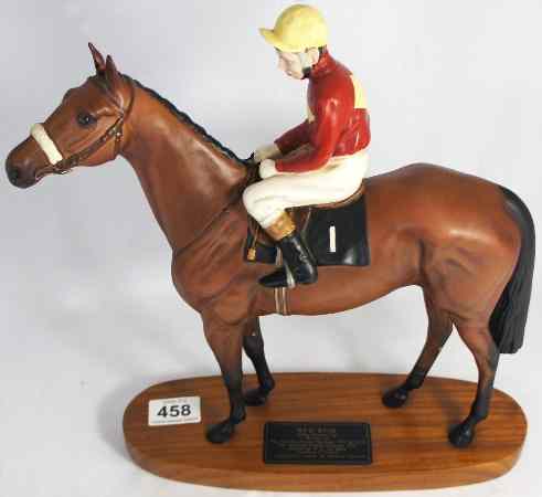 Appraisal: Beswick connoissuer model of Racehorse Red Rum with Brian Fletcher