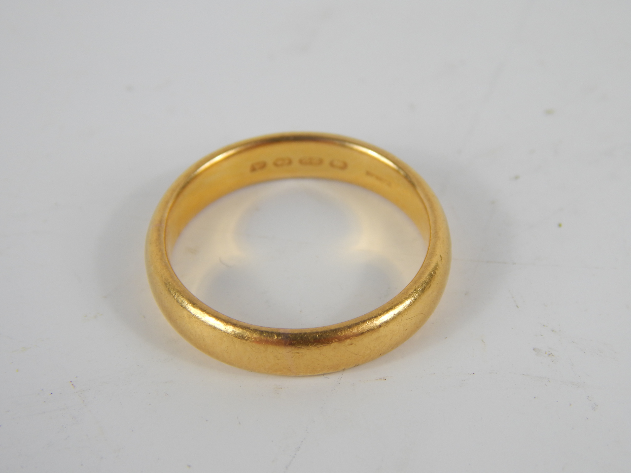 Appraisal: A ct gold wedding band size S g