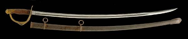 Appraisal: An inscribed U S Model cavalry saber by Mansfield amp