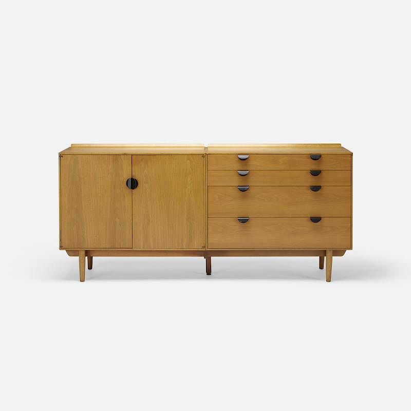 Appraisal: Finn Juhl cabinet Finn Juhl cabinet Baker Denmark USA c