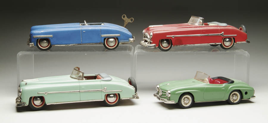 Appraisal: LOT OF WIND UP AUTOMOBILES Lot includes Distler convertibles made