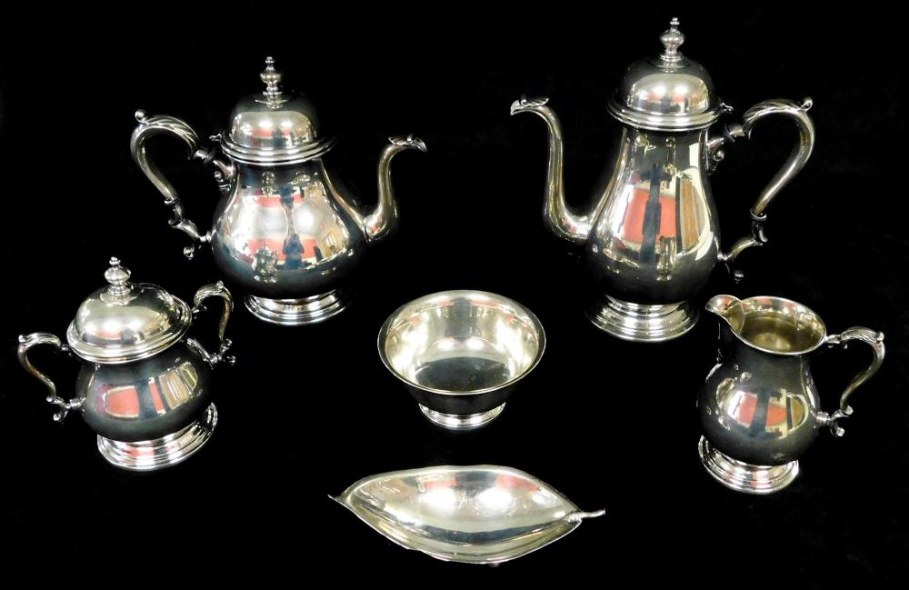 Appraisal: STERLING International Sterling etc six pieces of holloware all stamped