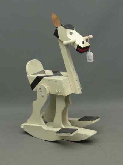 Appraisal: Folk art child' s hobby horse