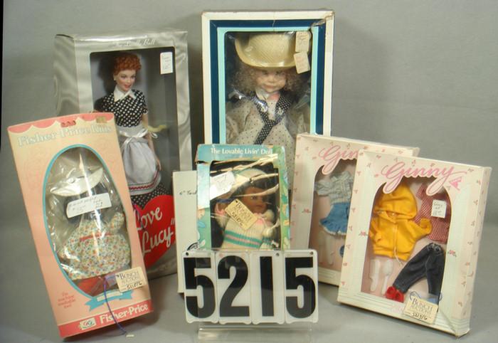 Appraisal: Lot of Boxed Dolls Franklin mint I love lucy doll