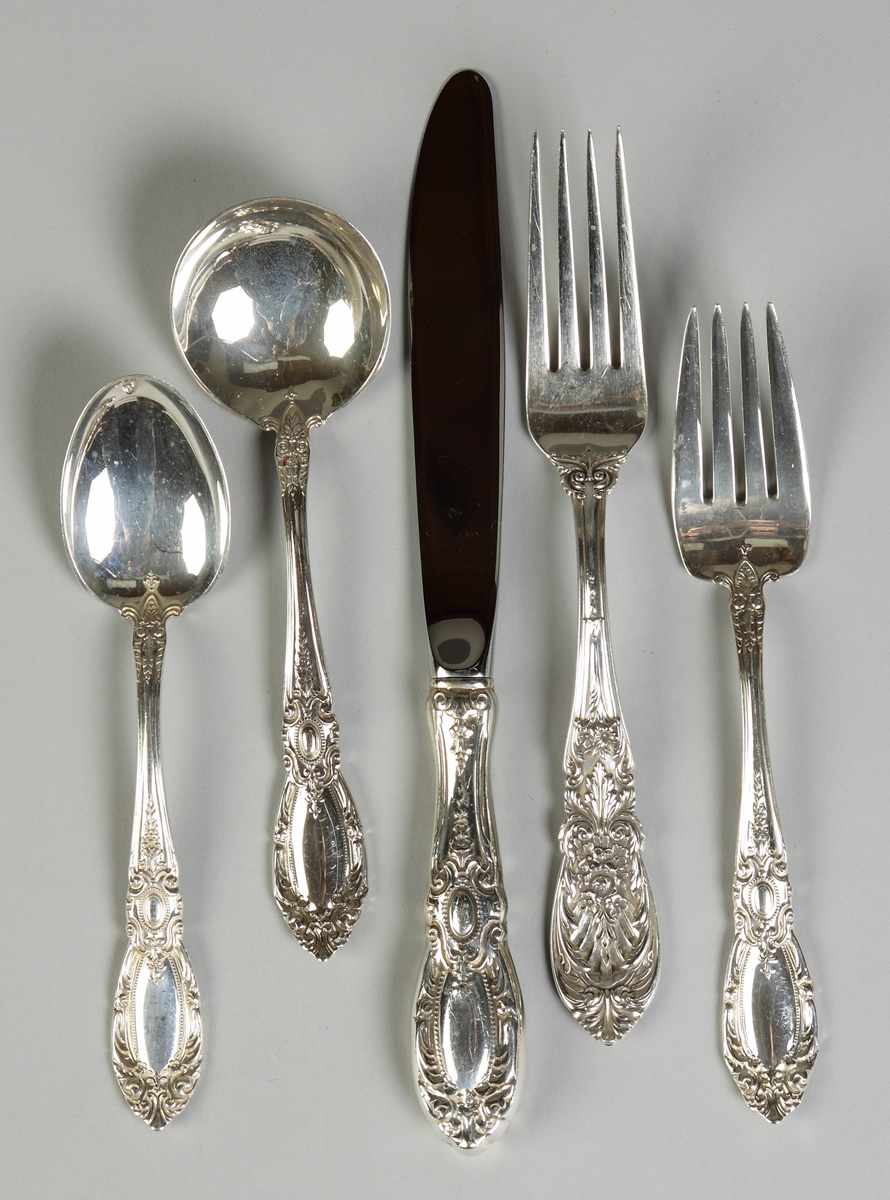 Appraisal: Towle Sterling Silver Flatware - King Richard Pattern Service for