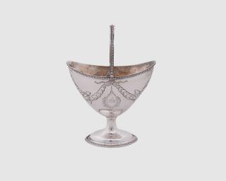 Appraisal: Scottish Silver Footed Candy Dish Scottish Silver Footed Candy Dish