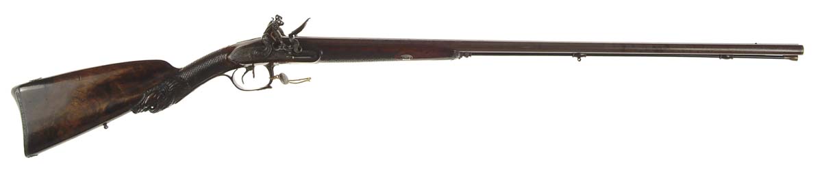 Appraisal: BERLEUR FLINTLOCK DBL BBL SHOTGUN Cal ga - ribbed bbls