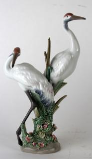 Appraisal: Lladro crane porcelain figurine Lladro crane porcelain figurine h x