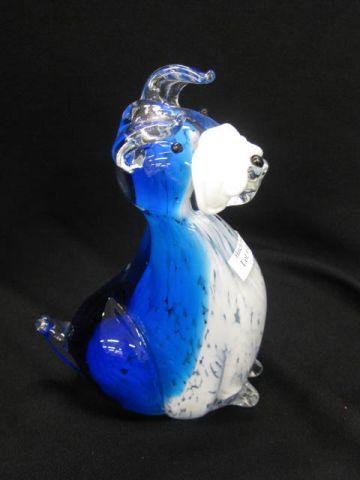 Appraisal: Art Glass Figurine of a Dog excellent