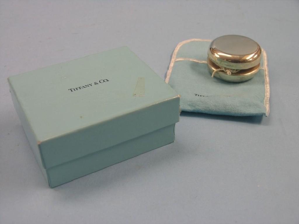 Appraisal: A Tiffany Co silver yo-yo in original packaging