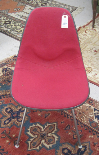 Appraisal: MID-CENTURY MODERN SHELL CHAIR Charles Ray Eames design for Herman