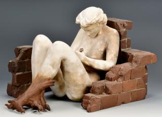 Appraisal: Beth Cavener Stichter Female Sculpture Beth Cavener Stichter California Ohio