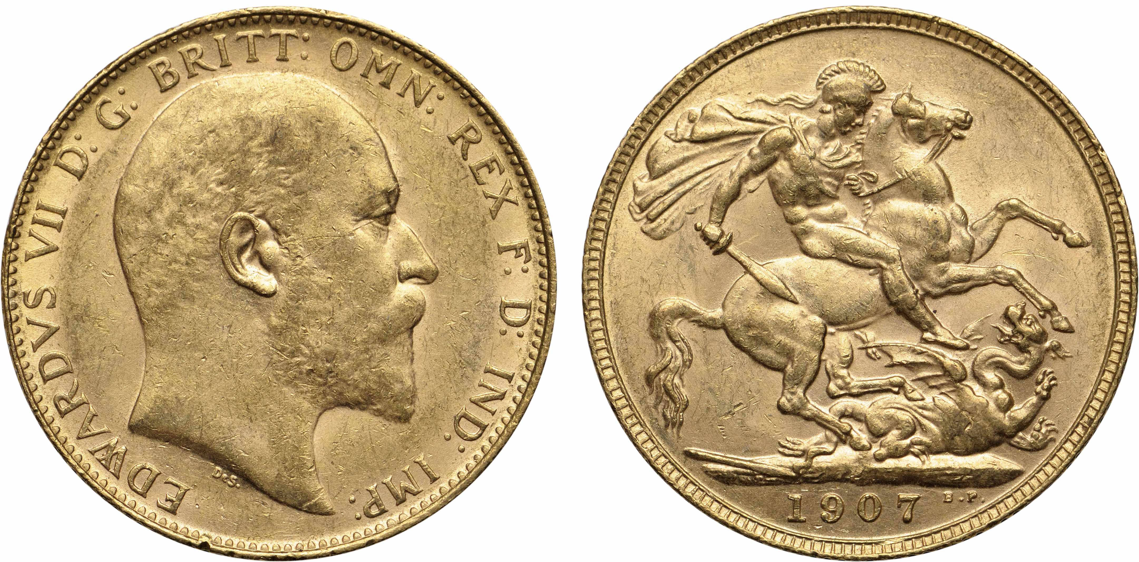 Appraisal: Australia Edward VII Sovereign -P KM- Minimal wear shows on